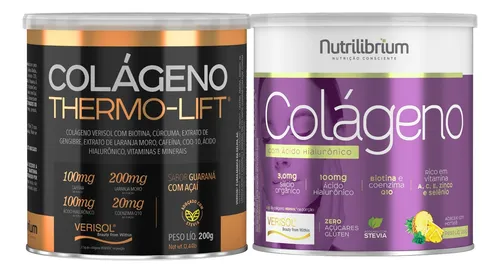comprar 2x Colágeno Hidrolisado Verisol Ácido Hialurônico Biotina