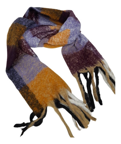 Bufanda Maxi Encharpe De Colores Invierno Moda