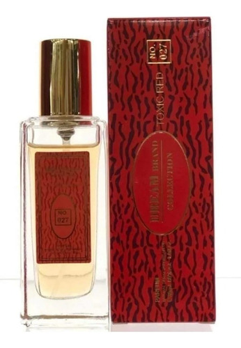 Tubo de perfume rojo tóxico Dream Brand Collection 027 de 30 ml