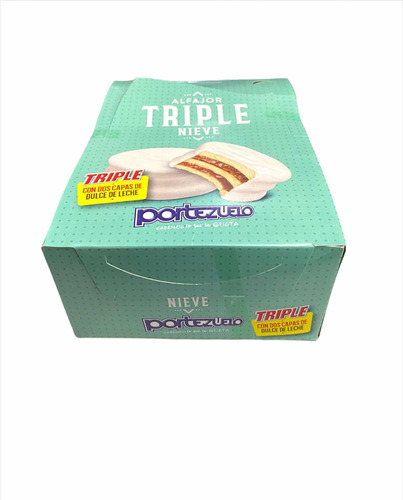 Alfajor Portezuelo Triple X12