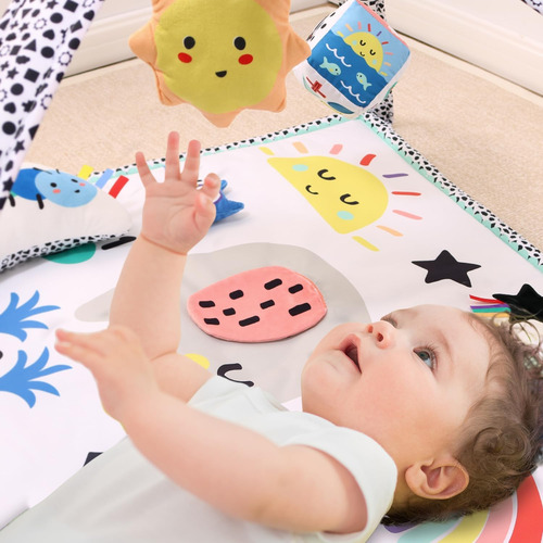 The Peanutshell Unisex Baby Play Gym Y 7-in-1 Play Mat-playm
