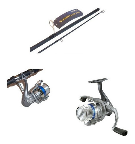 Set Okuma Caña 1.80m + Carrete Ambos Cascade Pesca Geoutdoor