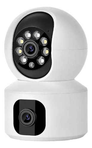 Camara Se Seguridad Wifi Doble Camara 360 Hd Vision Nocturna