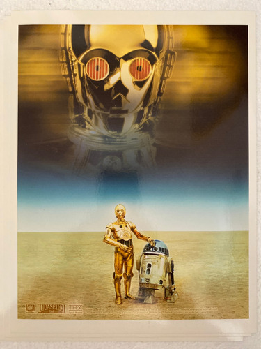 Set De 3 Litografias De Star Wars De Blockbuster 22 X 28 Cms (Usado)