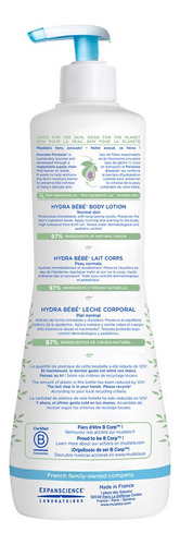 Mustela Hydra Bebe Loción Corporal Loción Hidratante Diari