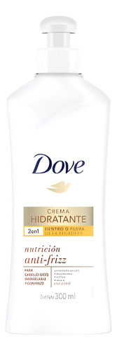 Crema Dove Hidratante Nutrición Anti Frizz 300 Ml