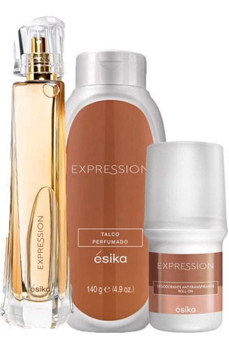 Set Expression Ésika (perfume+roll On+ Talco O Loción)