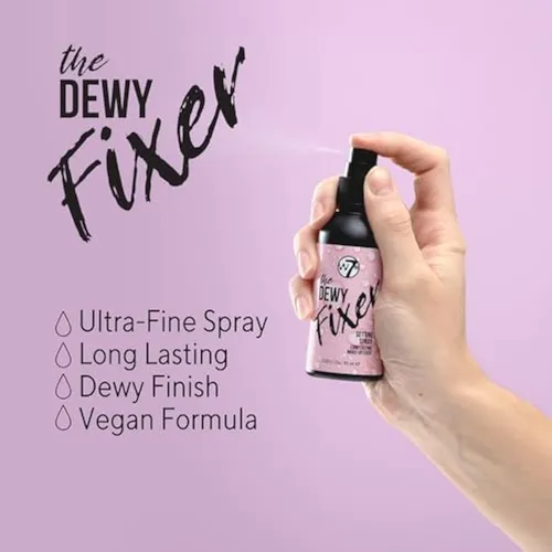 W7 The Fixer Spray Fijador De Maquillaje, Acabado