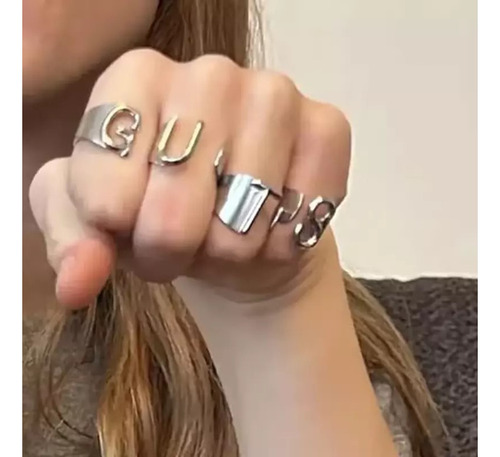 Juego De 4 Anillos Guts De Olivia Rodrigo,
