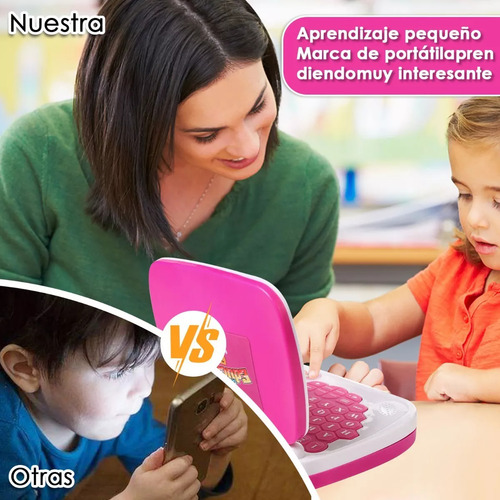 Mini Laptop Interactiva Educativa Español/inglés Niños