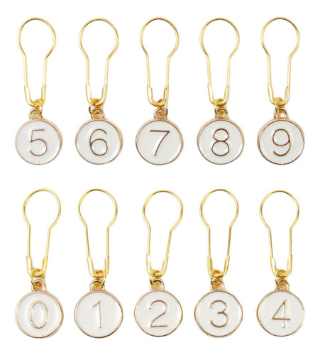 10 Uds. Marcadores De Punto Para Tejer, Marcadores De