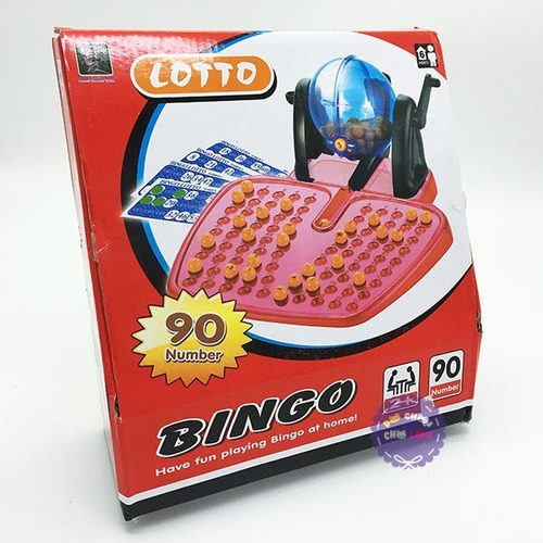 Juego Bingo lotto 90 numeros y 24 cartones 