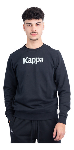 Buzo Kappa Authentic Emmen Hombre Moda Negro