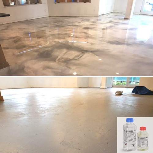 Imagen 5 de 7 de Porcelanato Líquido Para Pisos 3d Brillo Y Resistencia