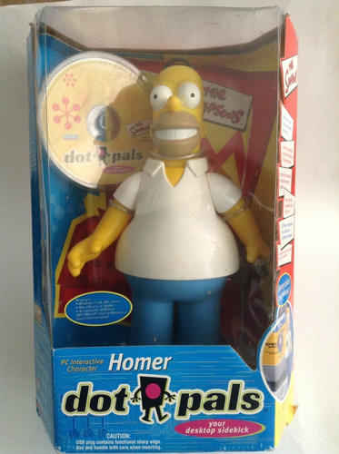 Figura Nueva Homero Dot Pals Los Simpsons Playmates Mide 32c