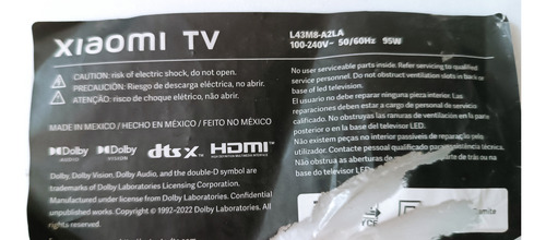 Fuente L43m8-a2la. Pw.a168w2.986 (Usado)