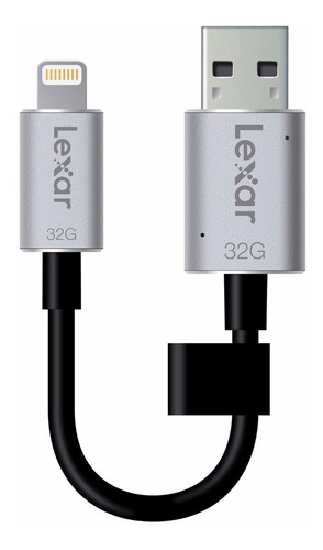 Memoria Usb Externa 32gb iPhone iPad Lexar Libera Espacio Color Gris Jumpdrive