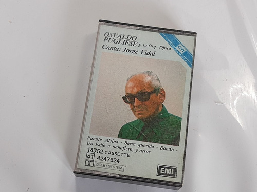 Cassette -tango - Osvaldo Pugliese Jorge Vidal