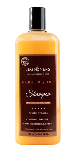 Shampoo Cabello Y Barba 2 En 1 For Men Legioners X 500 Ml 