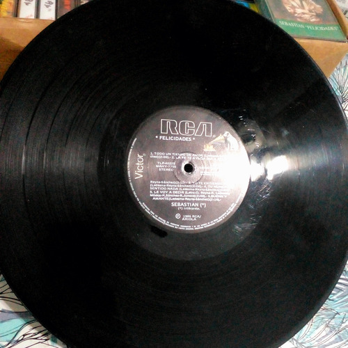 Sebastian Felicidades Disco De Vinilo Lp 1986 Ex Sin Fritura Estándar