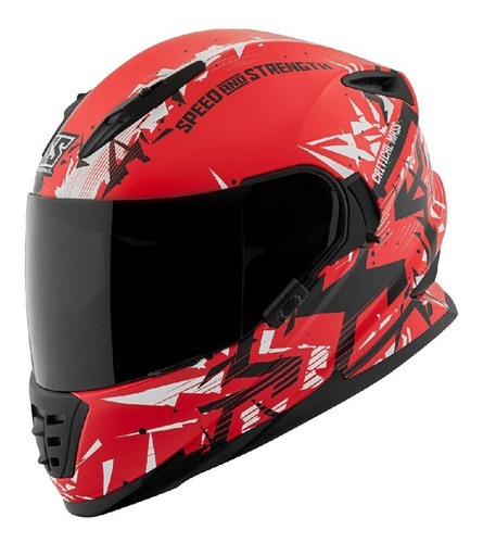 Imagen 1 de 3 de Casco Speed And Strength Ss1600 Critical Mass