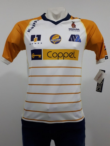 Jersey Kappa Dorados Sinaloa Local  Cl 2013 Blanco Kombat 