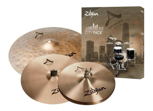 Paquete Platillos A Zildjian City Pack Acityp248 Zildjian Diámetro 18 in