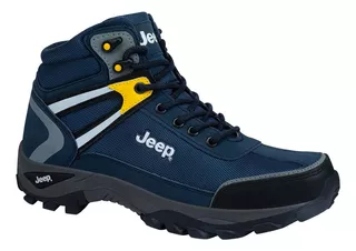 Bota Hiker Jeep Todoterreno 7450 Marino Mozt Para Hombre