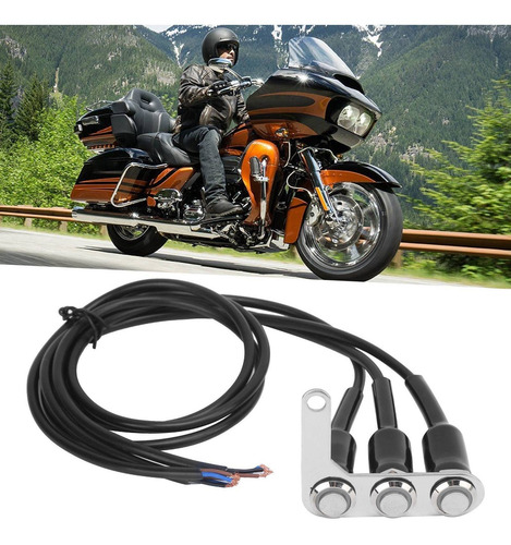 Interruptor De Manillar De Motocicleta Led Botón De Encendid
