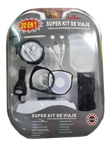 20 En 1 Super Kit De Viaje Para Psp