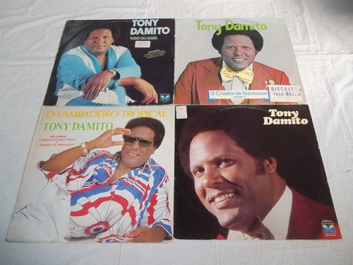 Lp Vinil - Tony Damito - 4 Discos