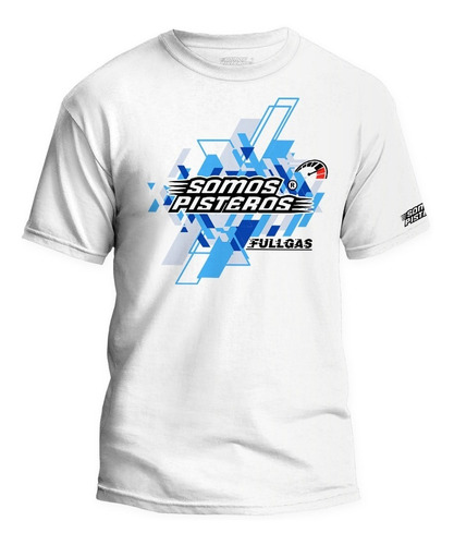 Playera Somos Pisteros Fullgas V1 Azul R6r R1 Gsxr 1000r R3