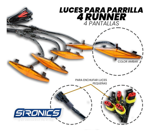 Luces Led Para Parrilla 4 Pantallas 4runner