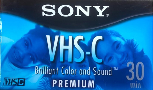 Imagen 1 de 3 de Cassette Vhs-c Tc30 Vhsc Sony P/ Filmadora Panaonic Jvc Etc!