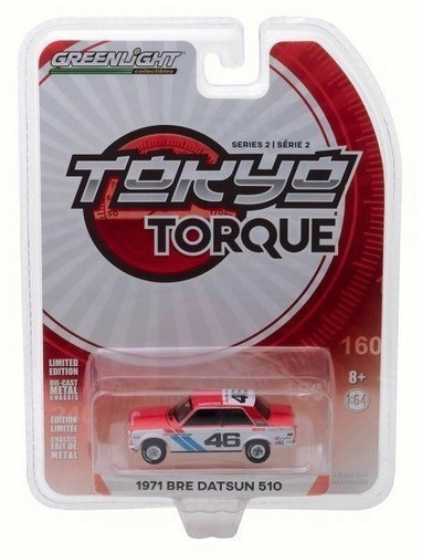 Datsun 510 Bre Bluebird 1971 Greenlight 1/64 Tokyo Torque 