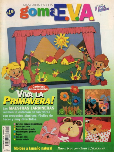 Revista Manualidades Con Goma Eva Nro. 7 Con Moldes