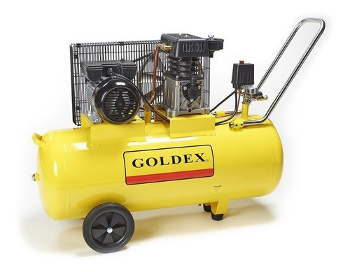 Compresor De Aire Monofásico 100 Lts. 3 Hp Goldex 17699 *ub*