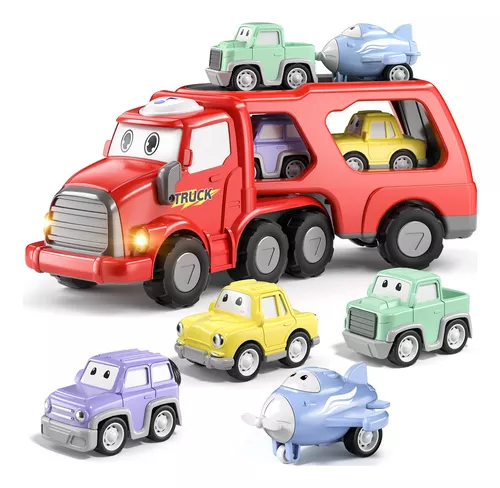 Juguetes Camiones Coches Para niños Niños pequeños, 5 en 1 Ciudad