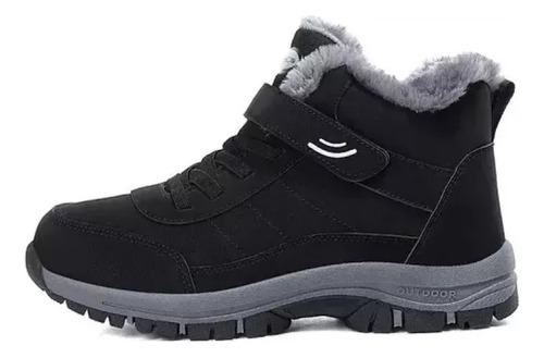 Botas Nieve Cálidas De Forro Polar Impermeables Para Hombre