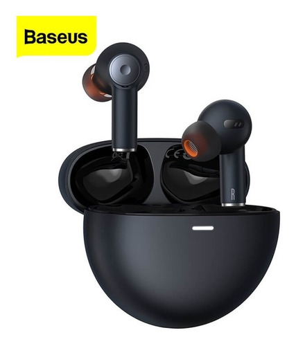 Auriculares Baseus Bowie Ex Bluetooth 5.3 30 horas para música, 4 micrófonos, color negro