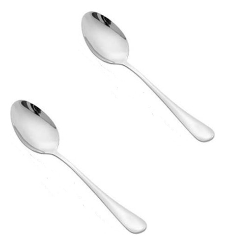 Set 2 Cucharas De Te Cafe Acero Inoxidable 12cm