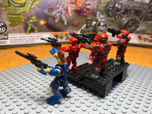 Megabloks Mega Construx Halo Covenat Vs Spartan (389) (Usado)