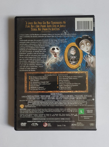 A Noiva Cadáver - Dvd (Usado)