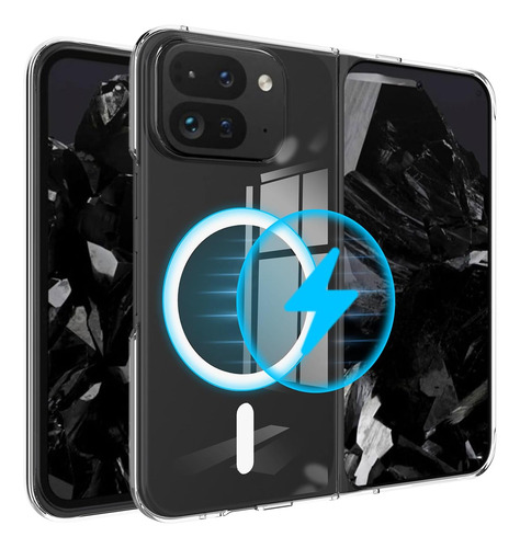Funda De Teléfono Para Google Pixel 9 Pro Fold/pixel Fold 2 2024 Compatible Con Magsafe, Funda Rígida Para Pc A Prueba De Golpes Con Cobertura Total