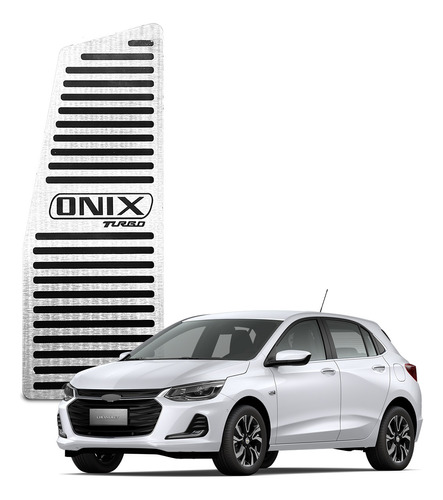 Descanso De Pé Aço Inox Novo Onix Hatch Plus 2020 Em Diante
