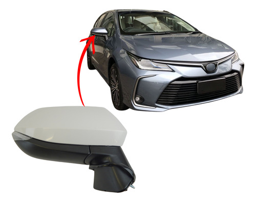 Retrovisor Corolla Xei 2022 2023 Sem Rebatimento Direito