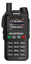 Comprar Radio Walkie Talkie Baofeng Bf-18lpro Uhf Vhf Fm Linterna Bandas De Frecuencia Multibanda Color Negro