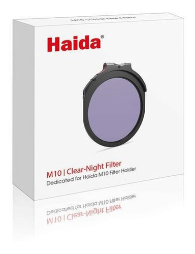 Imagen 2 de 5 de Haida Filtro Drop In Clear-night Para Porta Filtros M10