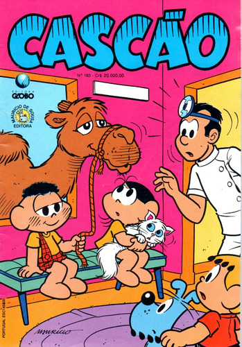 Cascão N° 163 - 36 Páginas - Em Português - Editora Globo - Formato 13 X 19 - Capa Mole - 1993 - Bonellihq Cx177 E23