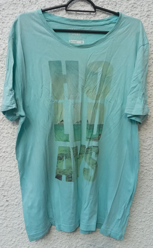 Remera Celeste Casual T Shirt Talle Xl.